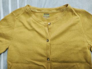 Cardigan giallo KIABI 8 anni