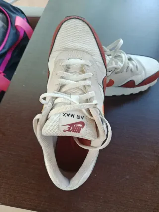 Zapatillas Nike Air Max Rojas y Blancas