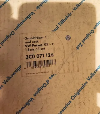 Baca y portaesquis Volkswagen Passat 2006