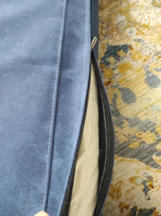 Cojín de sofá azul