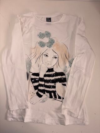 Lote 8 Camisetas Niña Tallas Variadas