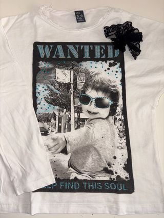 Lote 8 Camisetas Niña Tallas Variadas