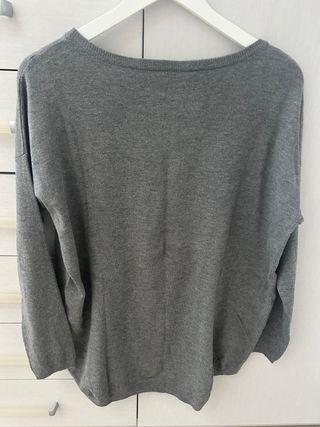 Jersey de punto gris