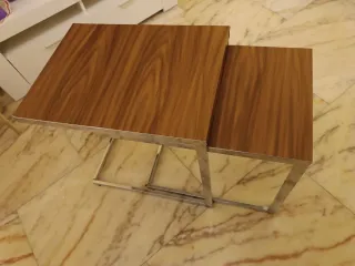 Mesas de centro madera y metal