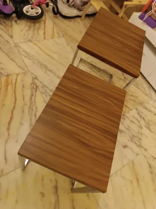 Mesas de centro madera y metal