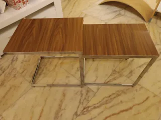 Mesas de centro madera y metal