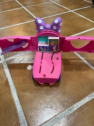 Coche de Minnie Mouse Rosa y Morado