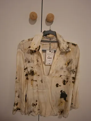 Blusa Zara Estampada