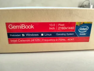 Chuwi Gemibook Portátil 256GB/12GB Gris