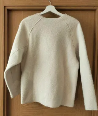 Jersey Zara Lana Beige Talla Única