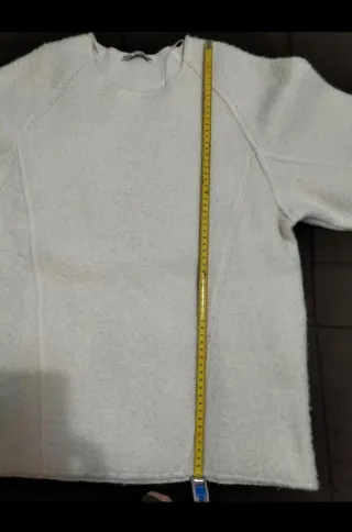 Jersey Zara Lana Beige Talla Única