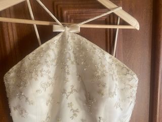 Vestido de Novia Blanco con Pedrería