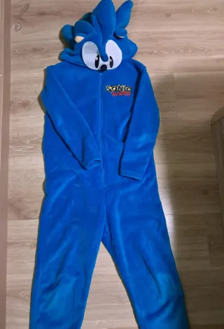Pijama Sonic Pelito Entero 8-10 años