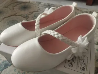 Zapatos niña comunión blancos