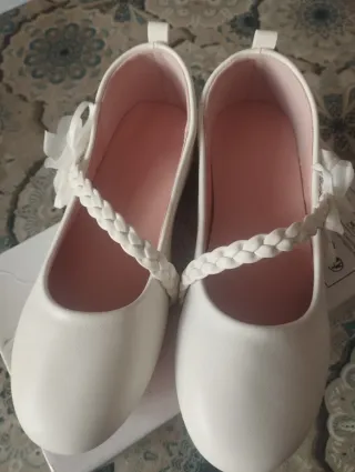 Zapatos niña comunión blancos
