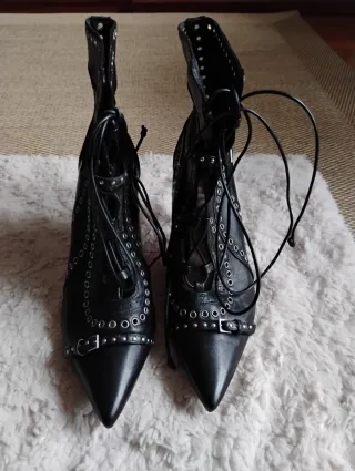 Botines Zara Piel 37 último precio