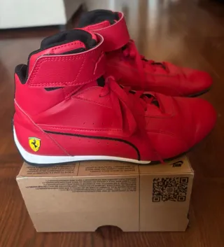 Zapatillas Puma Ferrari Rojas Piel