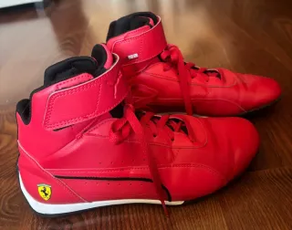 Zapatillas Puma Ferrari Rojas Piel