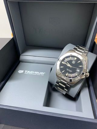 Reloj TAG Heuer Aquaracer Negro/Plateado