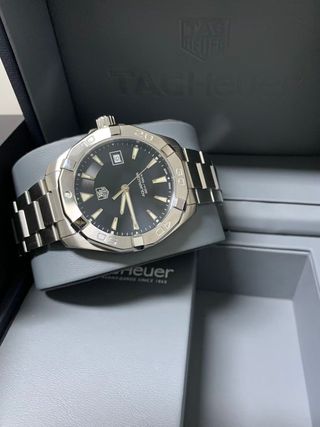 Reloj TAG Heuer Aquaracer Negro/Plateado