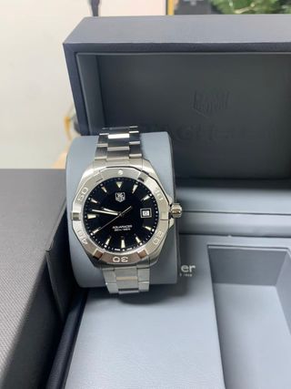 Reloj TAG Heuer Aquaracer Negro/Plateado
