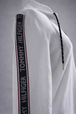 Vestido Sudadera Tommy Hilfiger Blanco Talla M