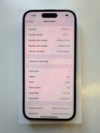 iPhone 14 Pro Plata