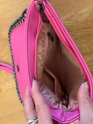 Borsetta tracolla rosa shocking