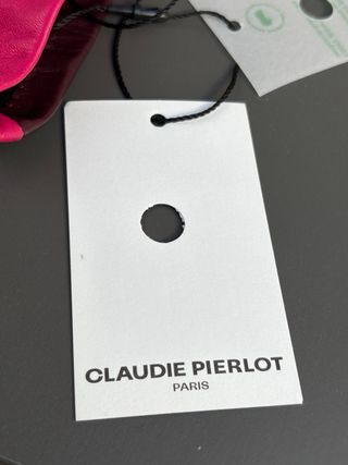 Guantes piel Claudie Pierlot bicolor