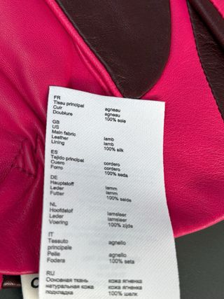 Guantes piel Claudie Pierlot bicolor