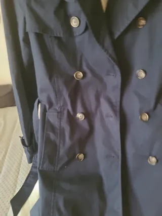 Trench Zara blu taglia S