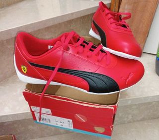Scarpe Ferrari Puma Rosse Taglia 44.5