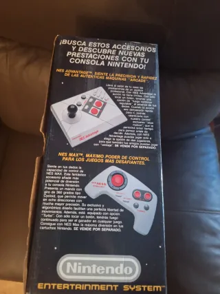 Nintendo NES Action Set Español Caja + Zapper