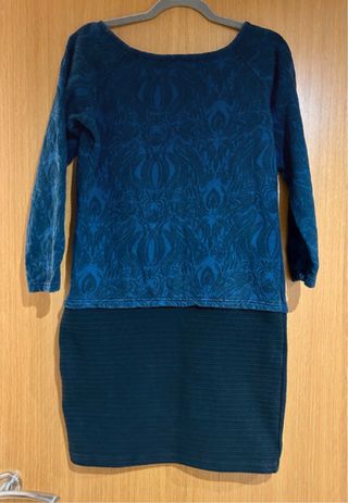 Vestido Skunkfunk azul y negro