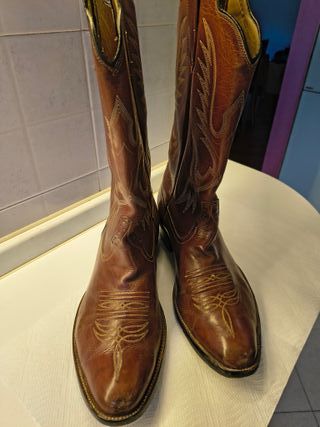 Stivali texani marroni