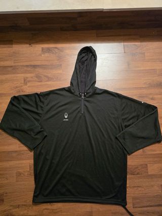 Felpa vintage Nike Uptempo Mesh Basket Y2k Nera L