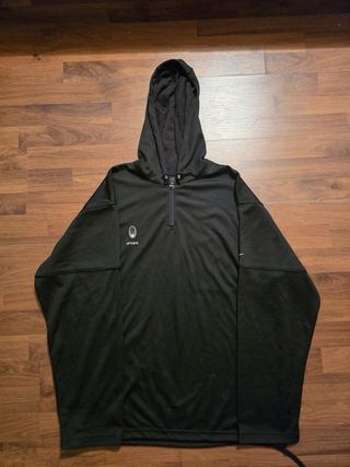 Felpa vintage Nike Uptempo Mesh Basket Y2k Nera L