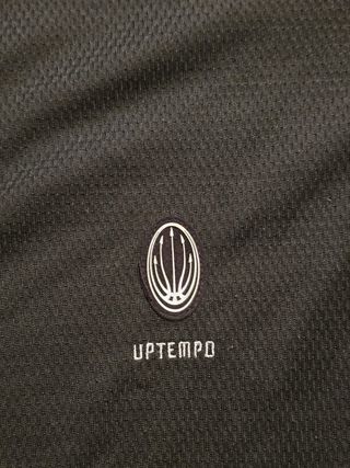 Felpa vintage Nike Uptempo Mesh Basket Y2k Nera L