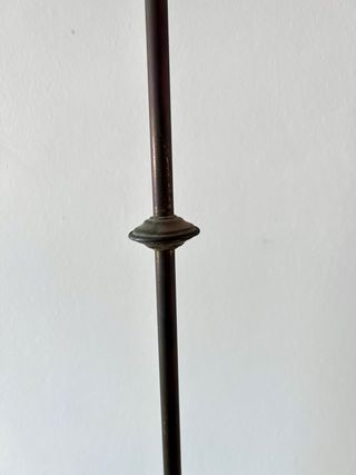 Lámpara colgante verde con cristales