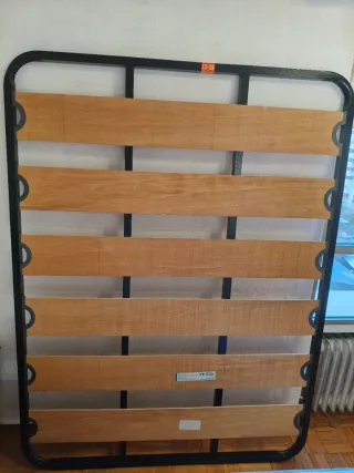 Somier 135x180 Metal y Madera