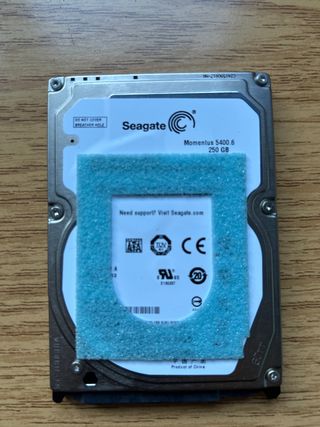 Disco Duro Seagate 250 GB
