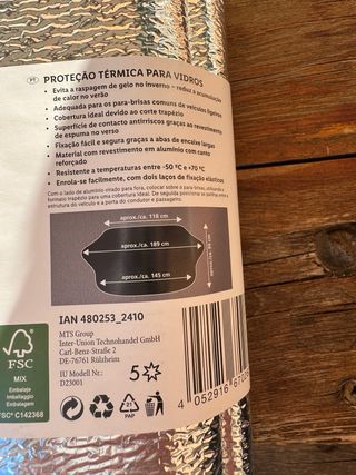 Protector aislante luna exterior/interior