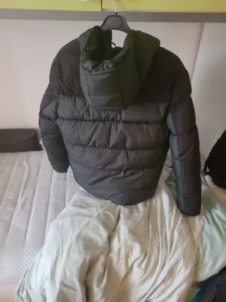 Piumino uomo Datch M nero/verdone veste stretto