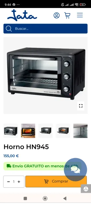 Horno Jata HN945 Sobremesa