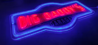 Lampada Neon LED "BIG Daddy's Garage"