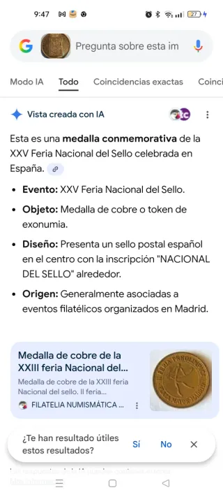 5 Monedas Conmemorativas Ferias Filatelia