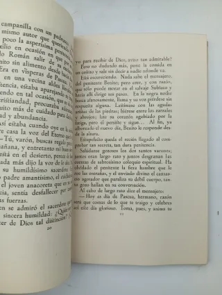 Libro historia Vida y milagros de San Benito