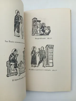 Libro historia Vida y milagros de San Benito
