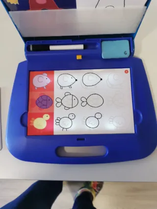 Juego educativo azul