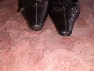 Zapatos de piel dorados talla 40